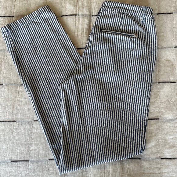 Brixton Railroad Stripe Straight Leg Jeans | Size 24 - Picture 13 of 13